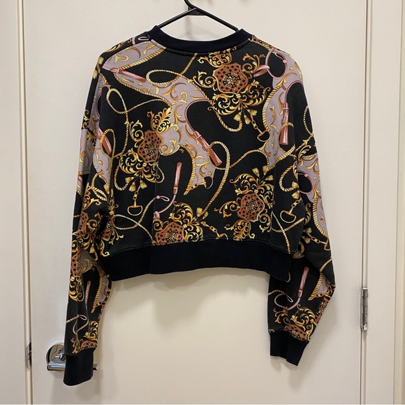 The Kooples Royal Equestrian Print Sweater - Picture 3 of 3